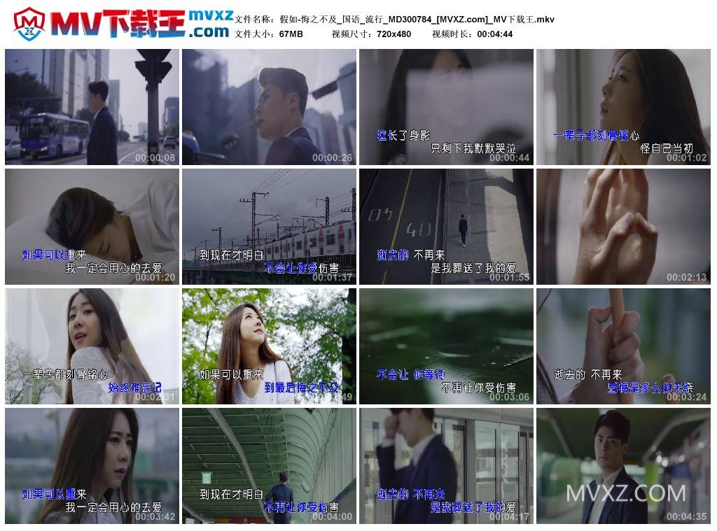 假如-悔之不及_国语_流行_MD300784